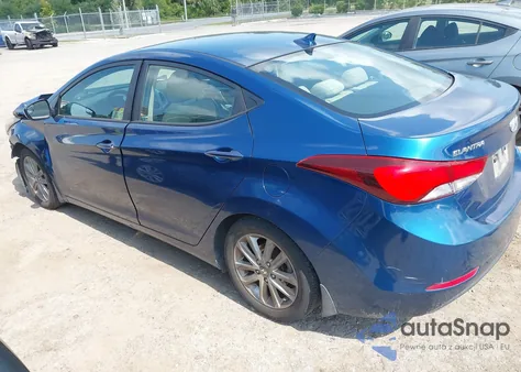 2015 Hyundai Elantra Se z USA, uszkodzony, nr VIN KMHDH4AE2FU320929